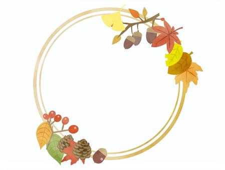 Autumn Frame, autumn, frame, pill, JPG, PNG and EPS
