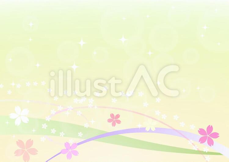 春のイメージ 背景,和,夏のイラスト素材