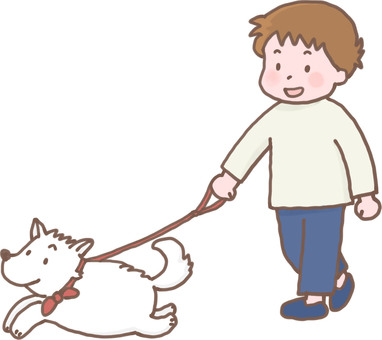 dog walking, , JPG and PNG