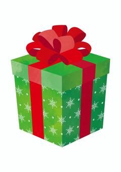クリスマスのプレゼントボックス6 クリスマスのプレゼントボックス6 プレゼントボックス,クリスマス,リボン,ボウリボン,ポンポンボウ,記念日,緑,赤,誕生日,バースデープレゼントのイラスト素材