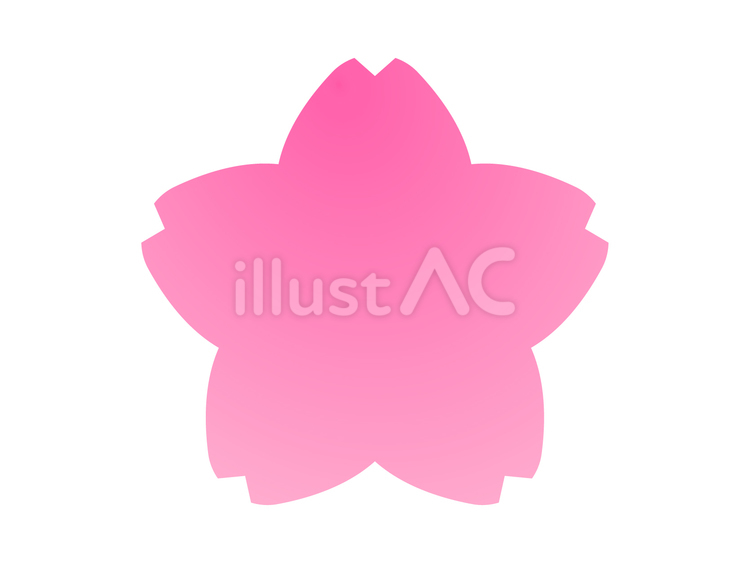 桜のシンプルなフレーム背景2 桜,フレーム,春のイラスト素材