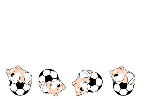 Soccer ball dog korokoro Soccer ball dog korokoro