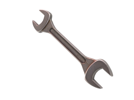 建設土木工事現場DIYでのスパナやレンチ スパナ,レンチ,器具,日曜大工,diy,wrench,工作,工具,文房具,工具箱のイラスト素材