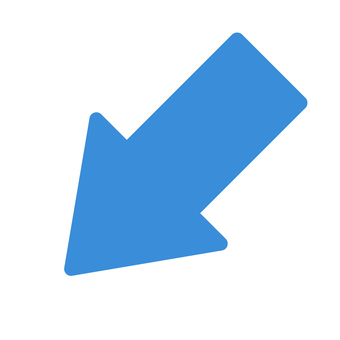 青い矢印マーク左下 青,矢印,斜め左下,左下,アロー,ダウン,アイコン,シンプル,ベクター,方向のイラスト素材