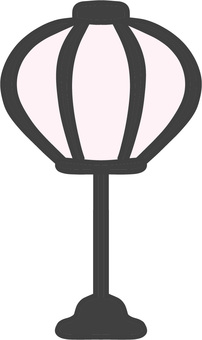 雛祭りのぼんぼりのシンプルなイラスト ぼんぼり,雪洞,雛祭り,線画,シンプル,ピンク,ベクター,灯,かわいい,ひな祭りのイラスト素材