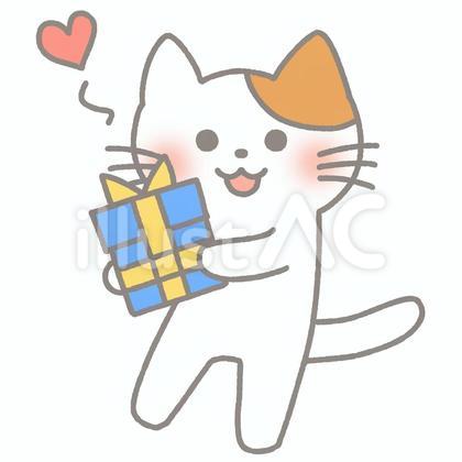プレゼント猫