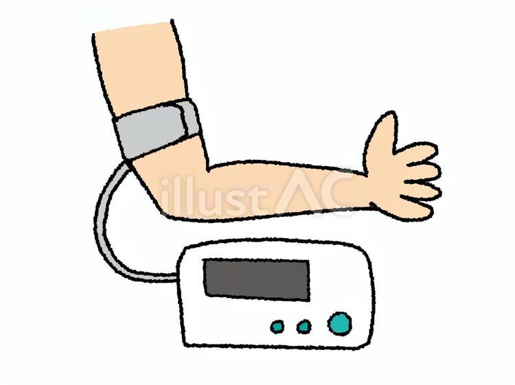 血圧測定 血圧測定 血圧,測定,機器のイラスト素材