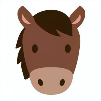 午年の可愛い馬3