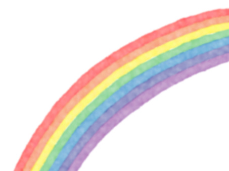 Illustration, colore arcobaleno, arcobaleno, un ponte, 