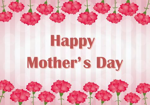 Mother's day 1, JPG and AI Mother's day 1, mother's day, gift card, carnation, JPG and AI