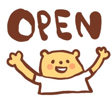 OPEN OPEN はじまり,開店,オープンのイラスト素材