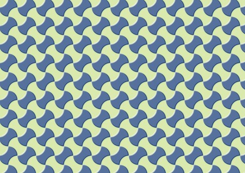 ぷっくり青と薄緑の分銅繋ぎパターン ぷっくり,和風,立体感,凹凸,和柄,パターン,テクスチャ,分銅繋ぎ,幾何学,繰り返しのイラスト素材