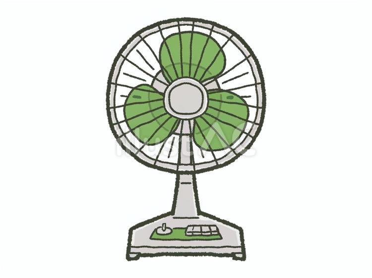 昭和レトロな扇風機_2 扇風機,家電,昭和家電のイラスト素材