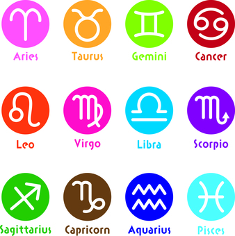 星座の丸いアイコン