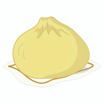 カレーまんのイラスト 食べ物,カレーまん,冬,商品,カレー,饅頭,食品,ベクターのイラスト素材