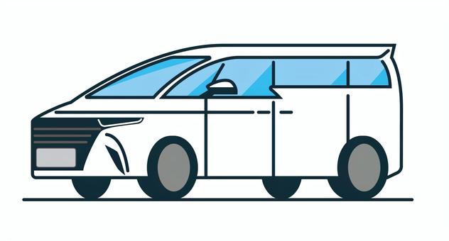 Illustration, car, icon, ordinary car, 