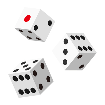 サイコロ サイコロ,おもちゃ,ホビー,遊び,双六,道具,物のイラスト素材