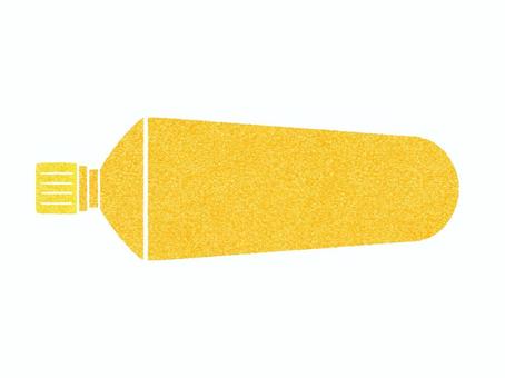 色鉛筆風の文房具　でんぷんのり　オレンジ でんぷんのり,チューブ,文房具,筆記用具,手描き,ゆるい,かわいい,イラスト,保育,こども向けのイラスト素材