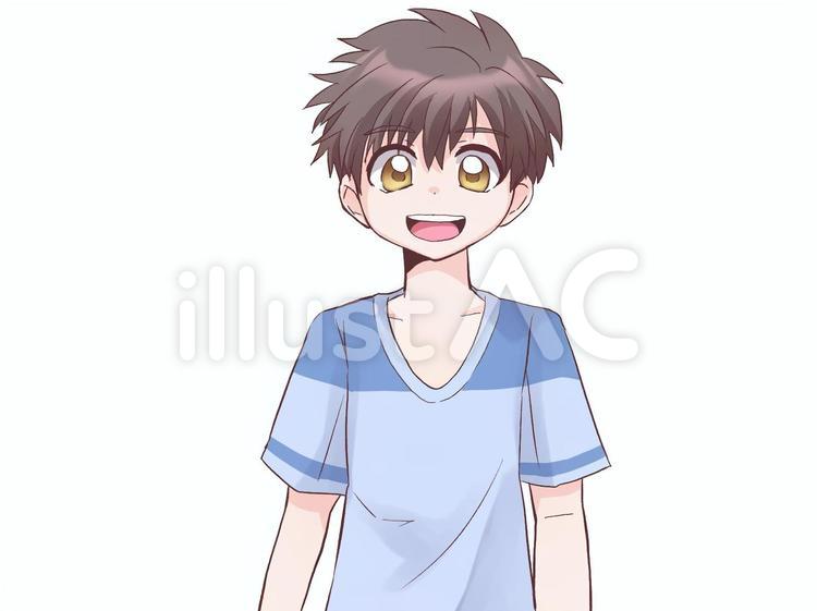 男の子 男の子,立ち絵,少年のイラスト素材