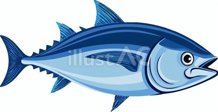 マグロイラスト - No: 26459967｜無料イラスト・フリー素材なら「イラストAC」