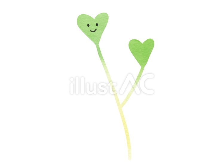 野菜のキャラクター　かいわれ大根 かいわれ大根,野菜,キャラクターのイラスト素材