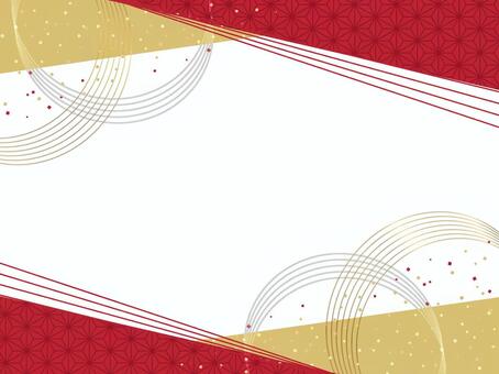 お祝い背景 背景,フレーム,正月,和柄,金,和,高級,新春,お正月,年賀状のイラスト素材