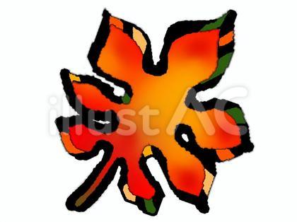 紅葉している綺麗な葉
