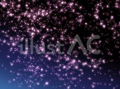 桜、星