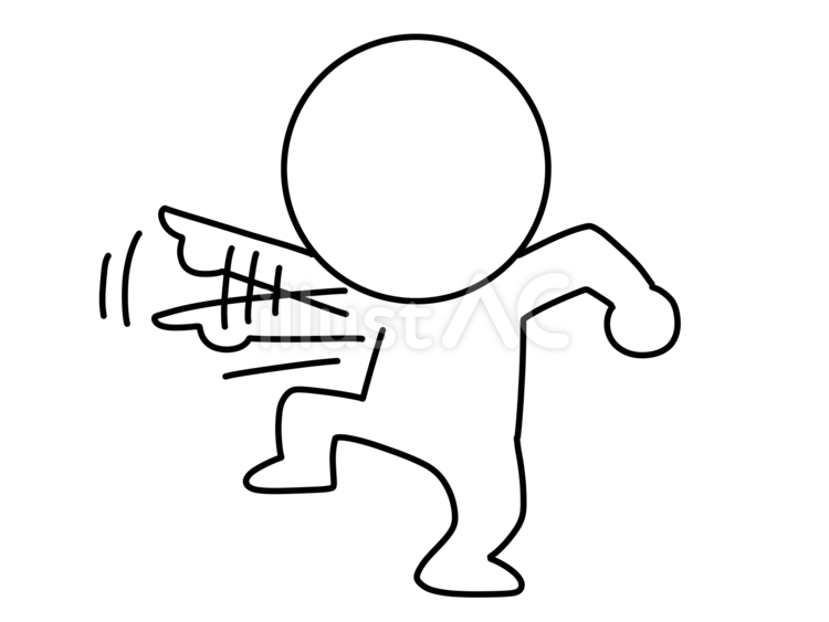 強く抗議する棒人間 抗議,棒人間,意見のイラスト素材