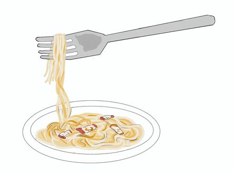 お昼はパスタ パスタ,スパゲッティ,洋食,軽食,イタリアン,おいしい,麺,麺類,喫茶店,洋食屋のイラスト素材