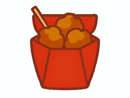 コンビニのからあげ からあげ,惣菜,ホットスナック,コンビニ,食べ物,手書き,肉,から揚げ,ジューシー,油のイラスト素材