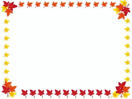 Maple frame, frame, frame, autumn leaves, JPG and PNG