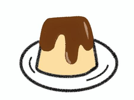 Pudding, JPG and PNG Pudding, pudding, snack, crayon, JPG and PNG