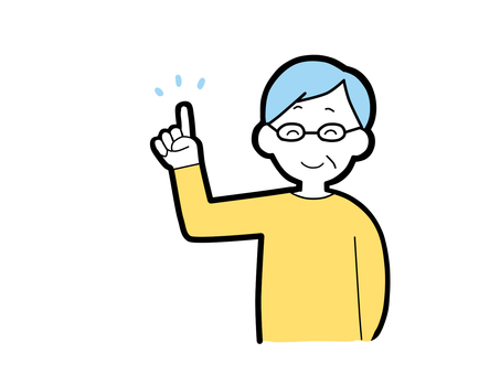 Elderly man pointing, wong lanang, umur tuwa, finger pointing, JPG and PNG