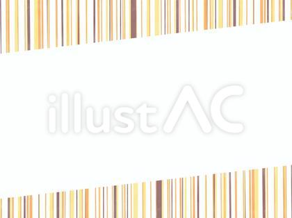オレンジの斜めストライプフレーム フリー