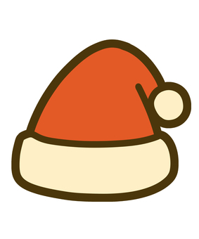 クリスマス サンタ帽 クリスマス サンタ帽 サンタ帽,サンタクロース,サンタ,帽子,ニット,クリスマス,12月,冬,クリスマスイラスト,イベントのイラスト素材