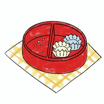 お弁当　からっぽ 弁当,ランチ,昼食,ごちそうさま,からっぽ,食後,お弁当箱,食事のイラスト素材