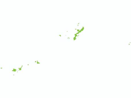 地図/沖縄県全体 地図/沖縄県全体 沖縄県,地図,マップ,形,沖縄,全体図,宮古島,多良間島,石垣島,西表島のイラスト素材