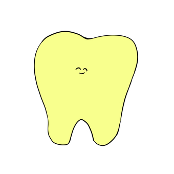 笑顔の歯 歯,笑顔,口,医療,シンプルのイラスト素材