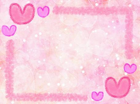 Heart's crayon style frame Heart's crayon style frame