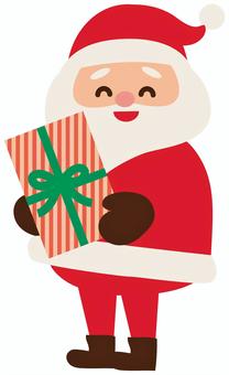 プレゼントを持つサンタさん