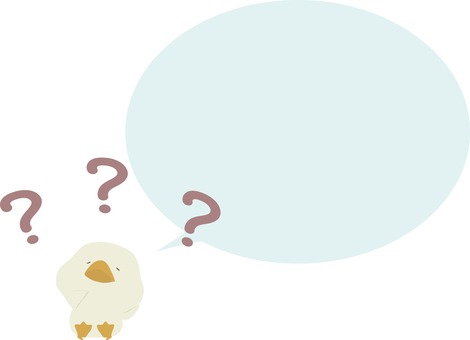 Hatena_Bird_Duck_Balloon, JPG, PNG and AI Hatena_Bird_Duck_Balloon, hatena, mark, bird, JPG, PNG and AI