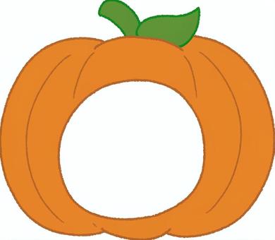 ハロウィン用かぼちゃの顔はめ枠イラスト ハロウィン,かぼちゃ,フレーム,加工用,顔はめ,イラスト素材,秋,アイコン枠のイラスト素材
