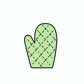 鍋つかみ 鍋つかみ,キッチン用品,キルト,シンプル,手描き,手書き,イラスト,カット,イメージ,透過のイラスト素材