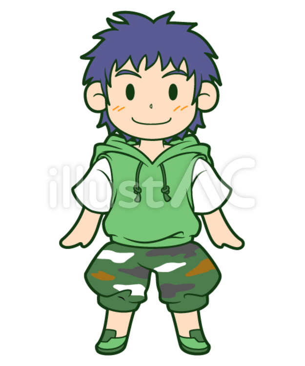 男の子 おとこのこ,人物のイラスト素材