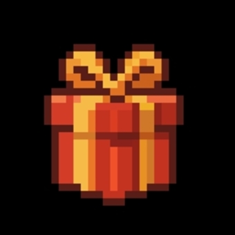 プレゼントボックス　ドット絵 ドット絵,ピクセルアート,ドット,プレゼント,冬,クリスマス,ギフト,プレゼントボックスのイラスト素材