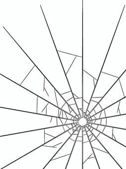 銃痕エフェクト 銃,銃痕,窓ガラス,割れる,エフェクトのイラスト素材