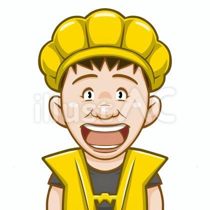 米寿ちゃんちゃんこ/男性の顔イラスト
