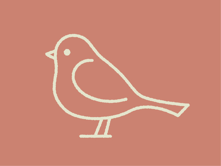 シンプルな小鳥のアイコン 鳥,動物,デザイン,アイコン,ハト,羽,線画,挿絵,野生,羽根のイラスト素材