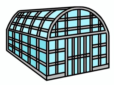 ビニールハウス ビニールハウス ビニールハウス,農業施設,鉄骨,パイプ,ビニールフィルム,促成栽培,イラストのイラスト素材